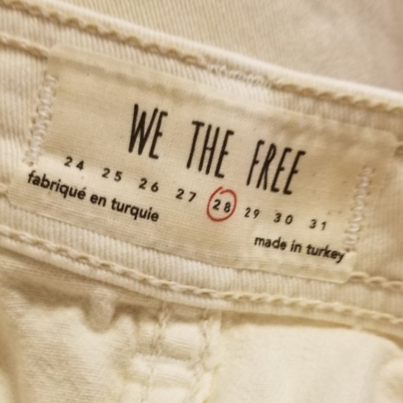 Free People Patti High-Rise, Cropped ivory jeans - Picture 5 of 8